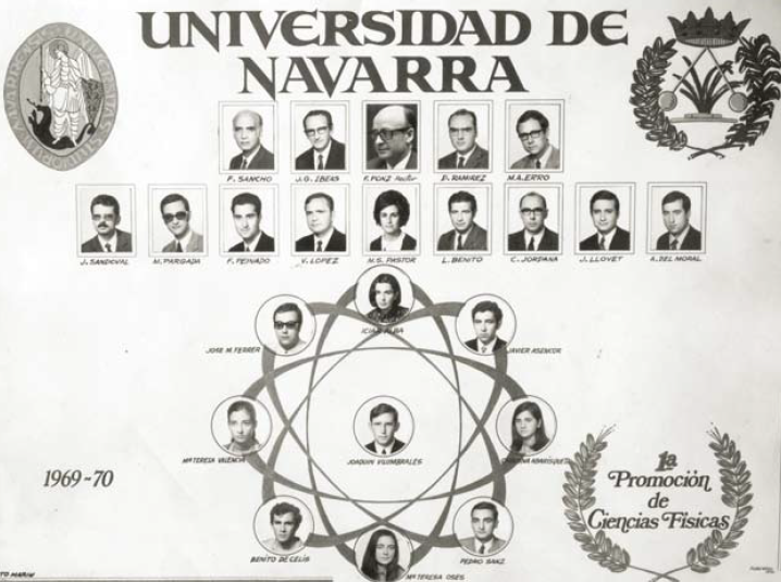 1ª promoción de Ciencias Físicas